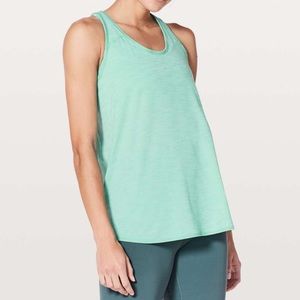 Lululemon Essential Tank in Heathered Washed Marsh